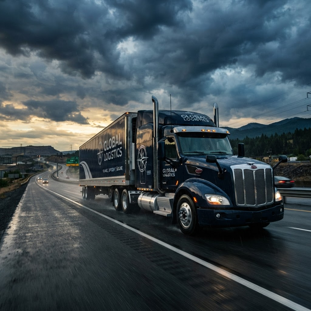 EonCargoStream semi-truck on the highway